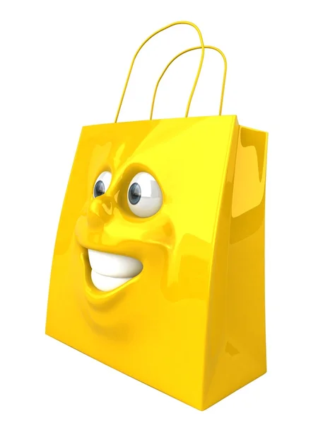 Shopping bag 3d illustration — Stock Photo, Image