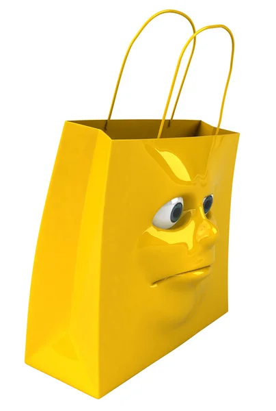 Shopping bag 3d illustration — Zdjęcie stockowe