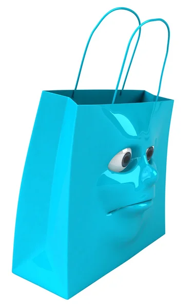 ショッピング バッグの 3 d イラストレーション — ストック写真