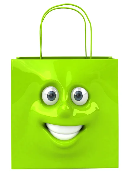 Bevásárló táska 3D-s illusztráció — Stock Fotó