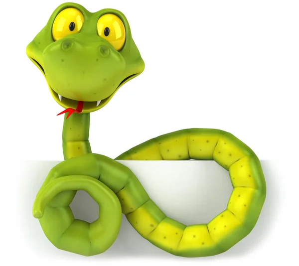 Иллюстрация Snake 3d — стоковое фото