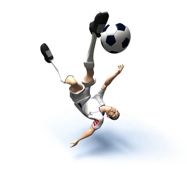 stock image Football player 3d illustration