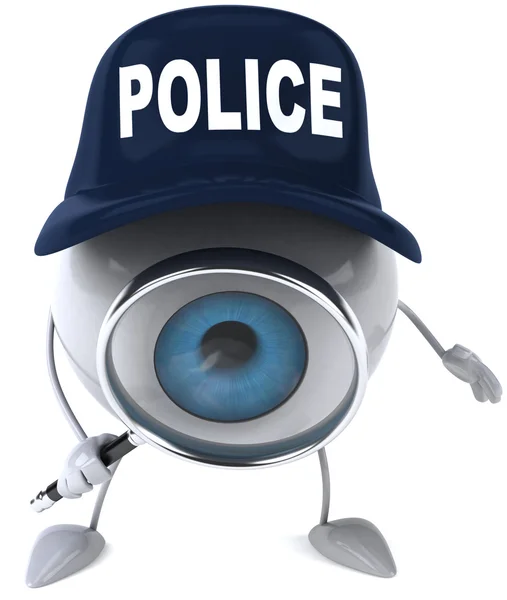Police searching 3d illustration — Stock Photo, Image