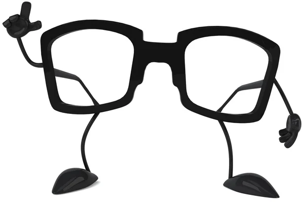 Γυαλιά 3d απεικόνιση — Φωτογραφία Αρχείου