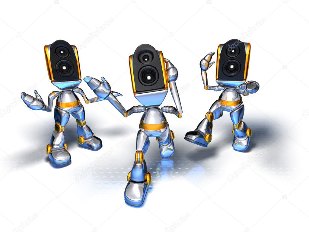 Sound system robot — Stock Photo © julos 4395735