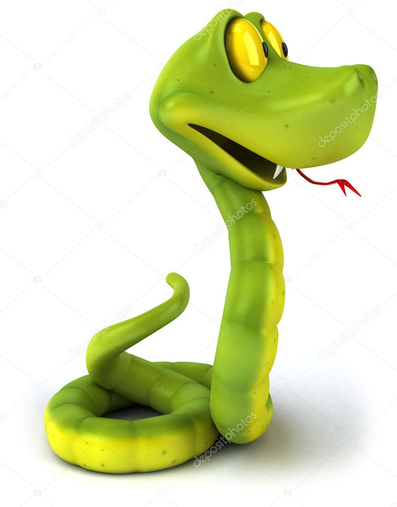 Snake 3d illustration Stock Photo by ©julos 4397060