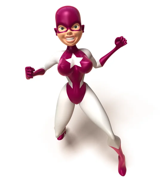 Superwoman 3D Illustration — Stockfoto