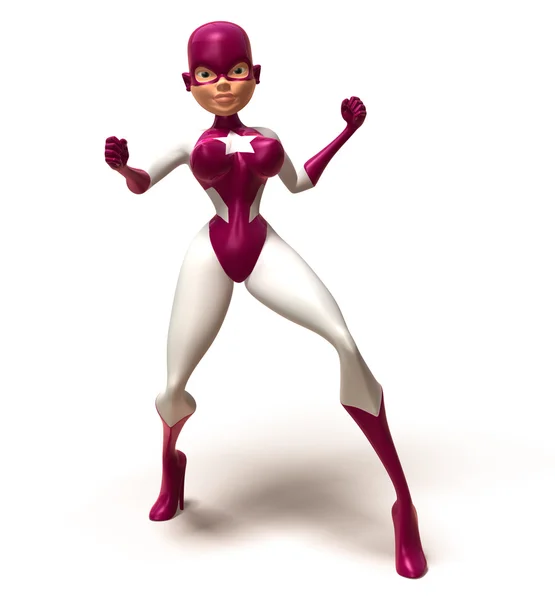 Ilustración Superwoman 3d —  Fotos de Stock