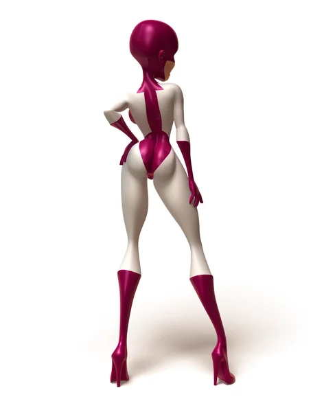 Superwoman 3D Illustration — Stockfoto