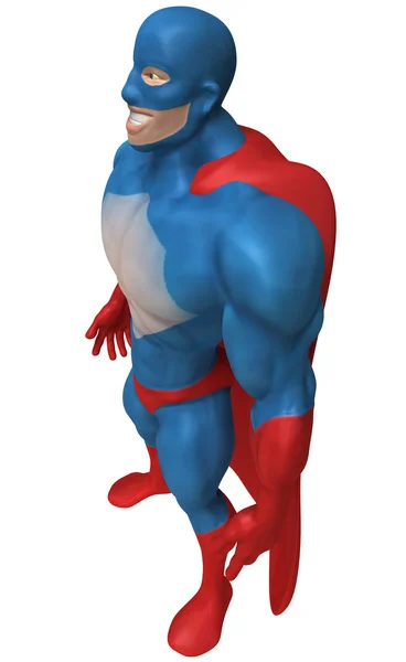 Супергероя 3d ілюстрація — стокове фото