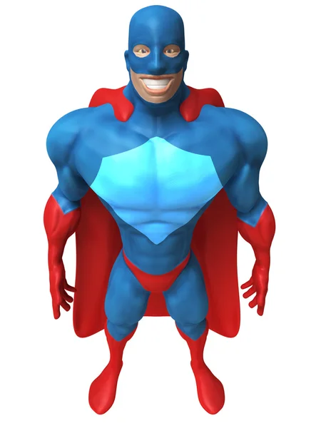 Superhelden 3D Illustration — Stockfoto