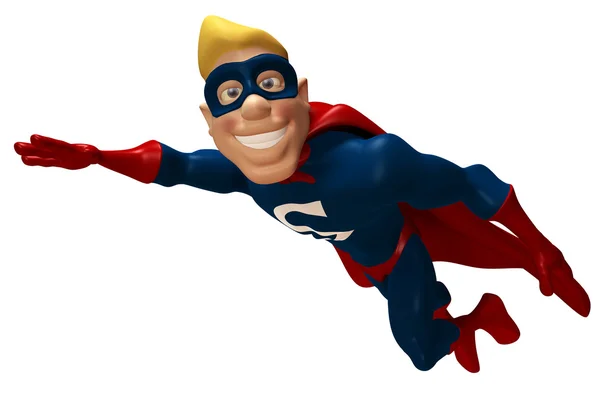 Superhelden 3D Illustration — Stockfoto