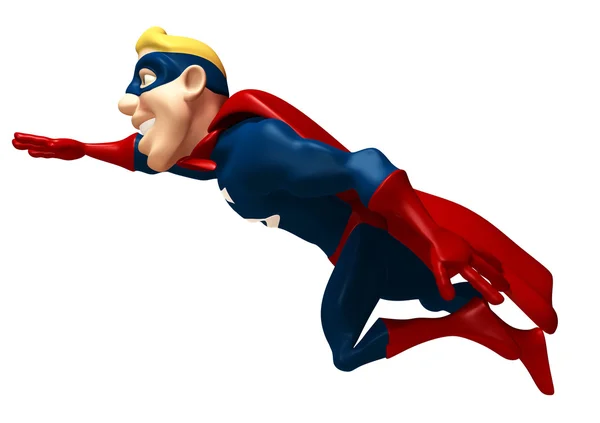 Ilustración superhéroe 3d —  Fotos de Stock