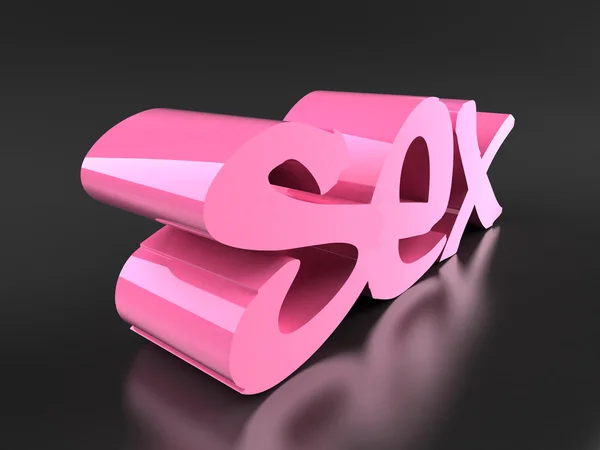 Szex betűk — Stock Fotó
