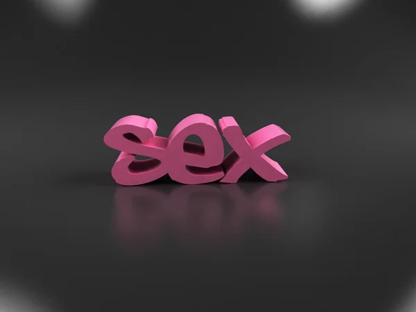 Sex letters — Stock Photo, Image