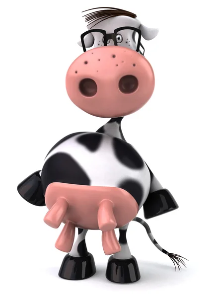 Vache à lunettes Illustration 3D — Photo