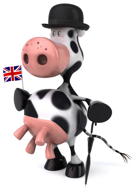 English cow 3d illustration — Stock Photo, Image
