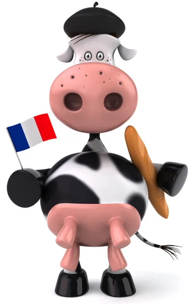 stock image French cow 3d illustration