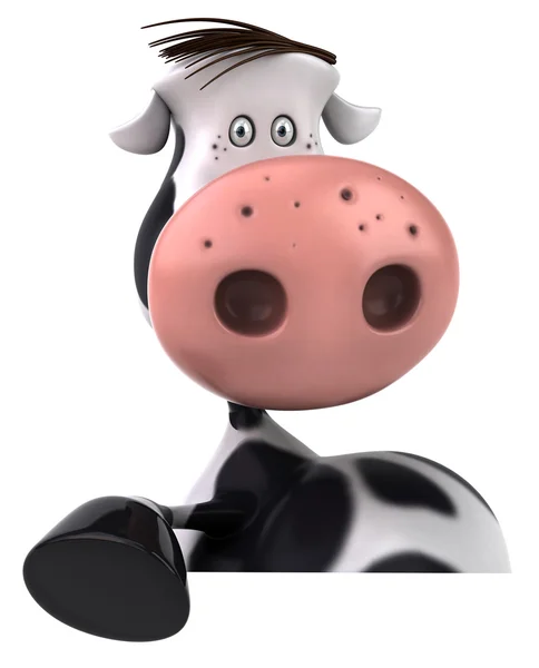 Engraçado vaca 3d ilustração — Fotografia de Stock