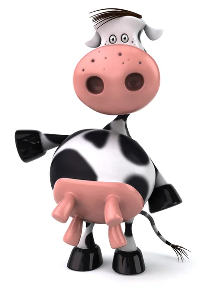 Lustige Kuh 3D Illustration — Stockfoto