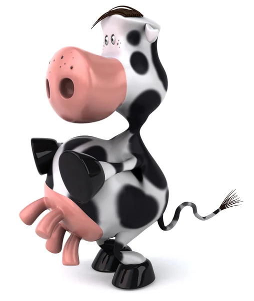 Funny cow 3d illustration — Stock Photo, Image