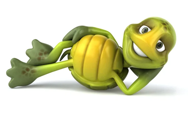 Иллюстрация Turtle 3d — стоковое фото