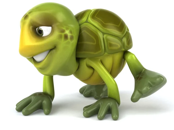 Иллюстрация Turtle 3d — стоковое фото