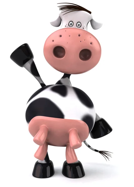 Lustige Kuh 3D Illustration — Stockfoto