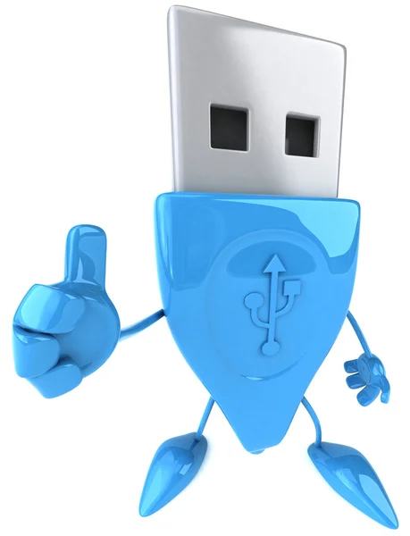 USB ansluta 3d illustration — Stockfoto