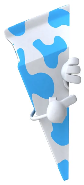 Emballage de lait illustration 3d — Photo