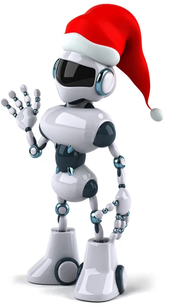 Robot santa 3d illustratie — Stockfoto