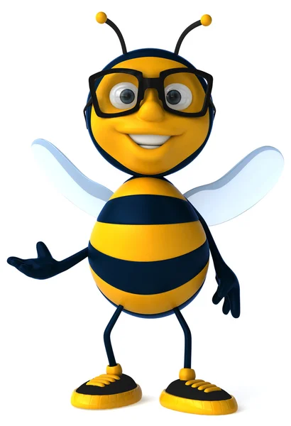 Happy bee 3d illustratie — Stockfoto