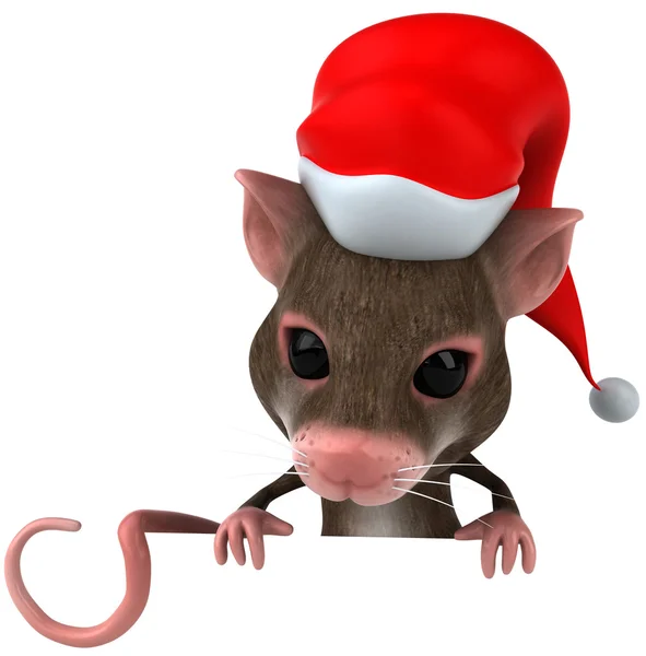 Boże Narodzenie ilustracja myszy — Zdjęcie stockowe