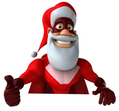 Super Santa clipart