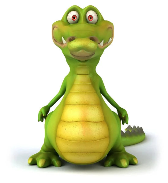 Krokodýl 3d ilustrace — Stock fotografie
