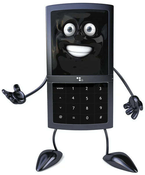 Απεικόνιση Της Ευτυχισμένο Τηλέφωνο — Φωτογραφία Αρχείου