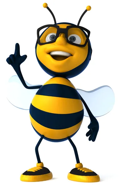 Glückliche Biene Illustration — Stockfoto