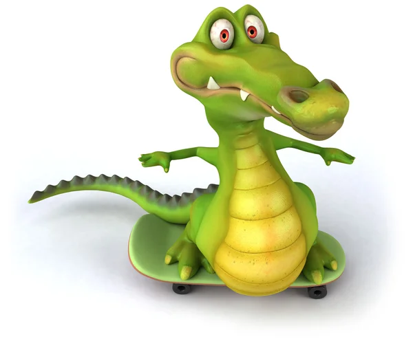 Krokodil 3D Illustration — Stockfoto