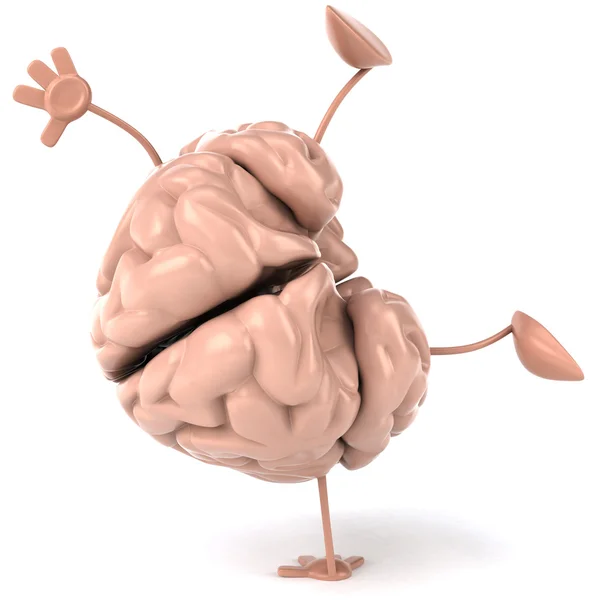 Мозок 3d ілюстрація — стокове фото