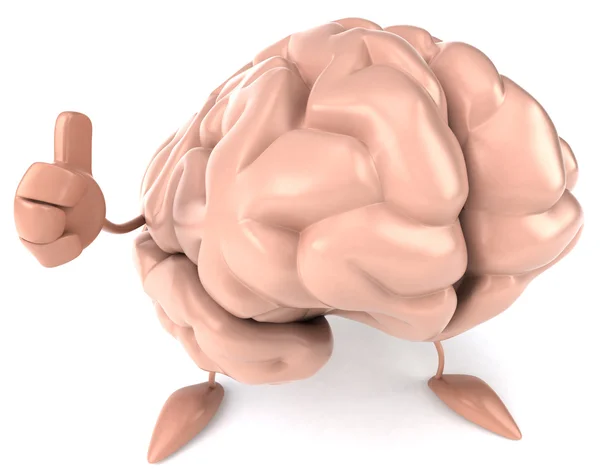 脳の 3 d イラストレーション — ストック写真