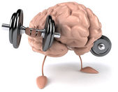 agy edzés 3D-s illusztráció