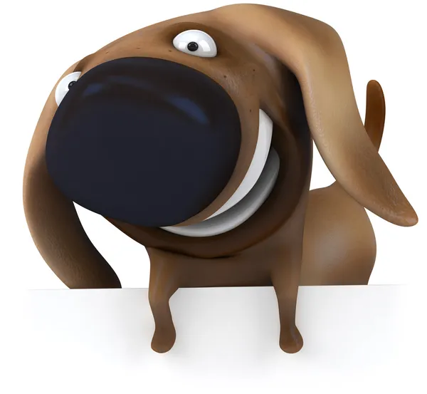 Dog 3d illustration — Stock Photo, Image