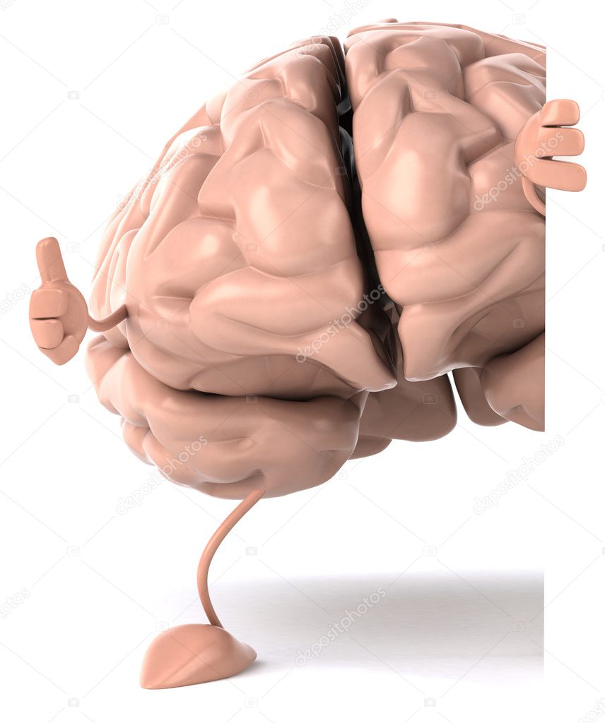 Brain 3d illustration