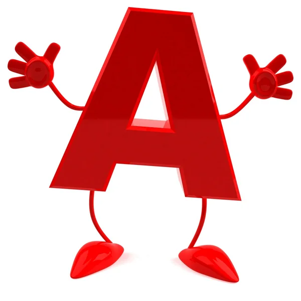 Alphabet, abc 3D-Illustration — Stockfoto
