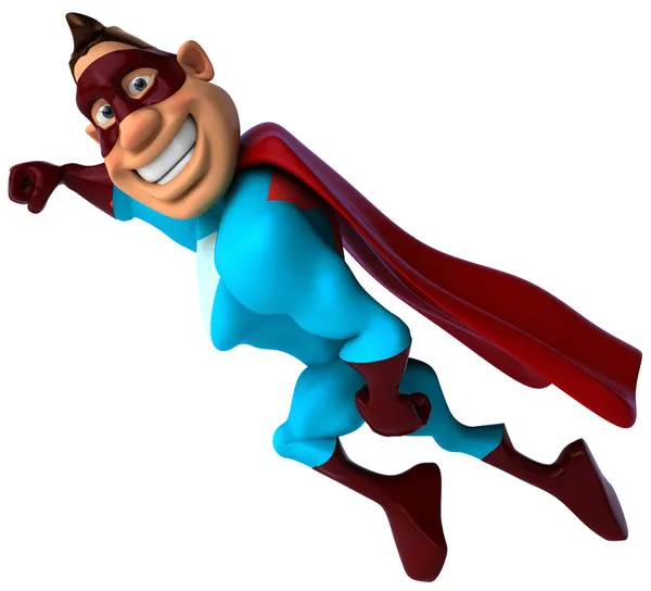 Superheld 3d illustratie — Stockfoto
