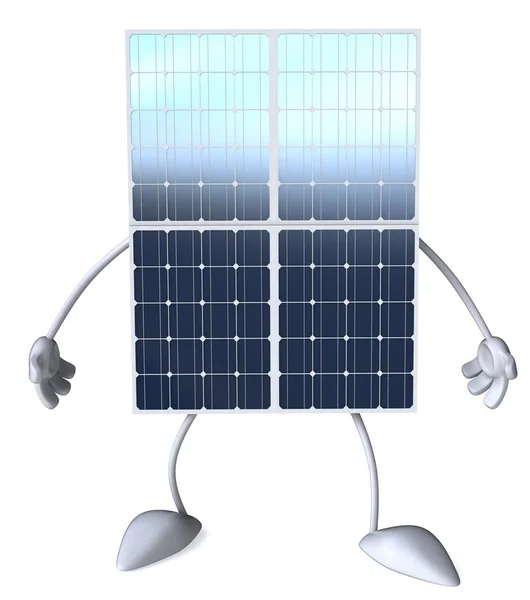 Panel Słoneczny Ilustracja — Zdjęcie stockowe
