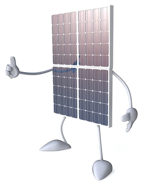 Painel Solar Ilustração — Fotografia de Stock