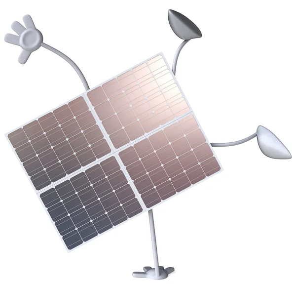 Panel Solar Ilustración — Foto de Stock