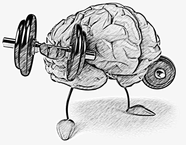 Ισχυρή εγκεφάλου — Φωτογραφία Αρχείου