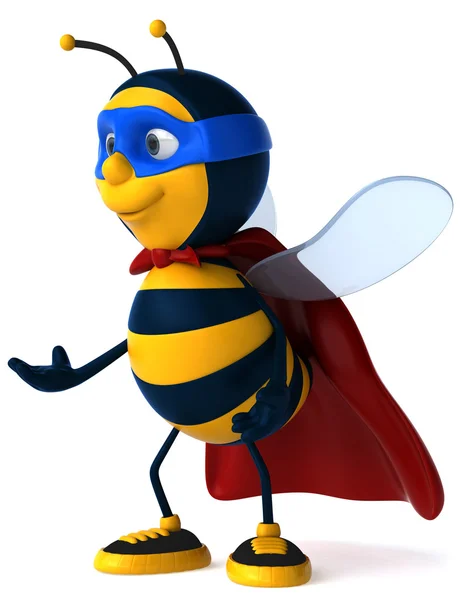 Fun super bee — Stock Photo, Image
